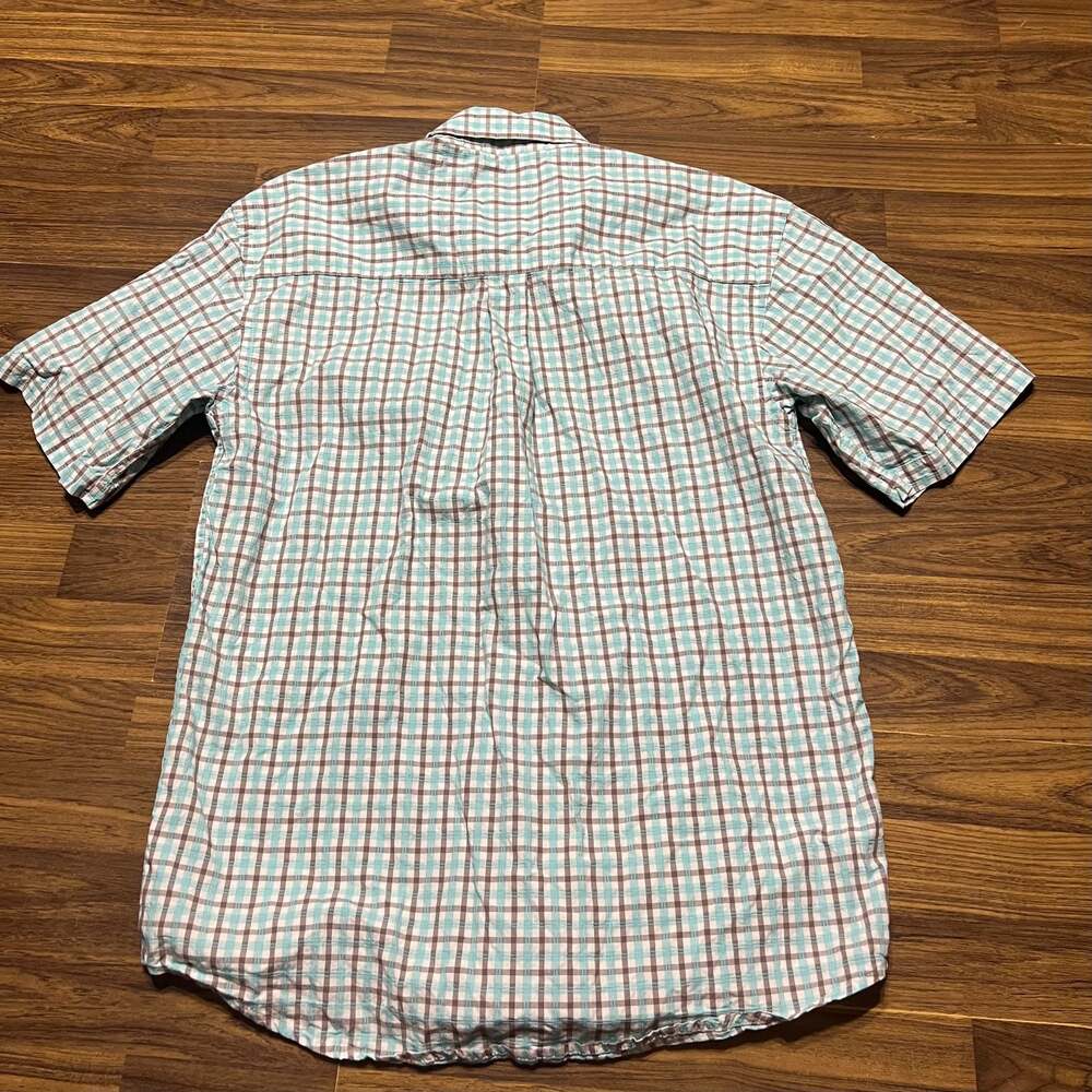 Wrangler George Strait Cowboy Cut Collection Short Sleeve Plaid Western Shirt Si - Picture 7 of 7